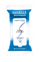 Saugella Lingette Dermoliquide Hygiène Intime Paquet/15 à Andernos
