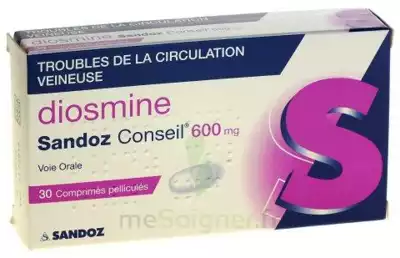 Diosmine Sandoz Conseil 600 Mg, Comprimé Pelliculé à Andernos