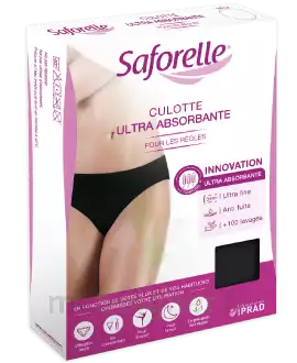 Saforelle Culotte Ultra Absorbante Règles Noire Txl à Andernos