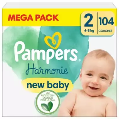 Pampers Harmonie Couche T2 Mégapack/104 à Andernos